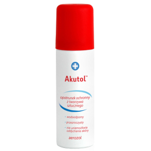 Akutol areozol elastyczny opatrunek ochronny z tworzywa sztucznego 60 ml