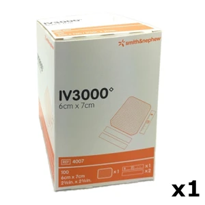 Opsite IV3000 opatrunek mocujący wkłucie - 1 szt. 6x7 cm smith&nephew