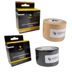 Nylonowa taśma do kinesiotapingu yellowENERGETIC TAPE 5 cm x 5 m