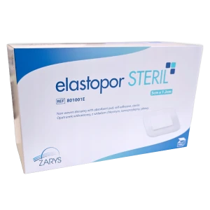 Elastopor STERIL 5cmx7.2cm, Opatrunek jałowy 100 sztuk