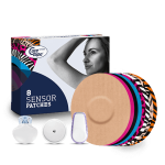 Plastry ochronne na sensor CGM do monitorowania glikemii CureTape Sensor Patches MIX, 8 szt.