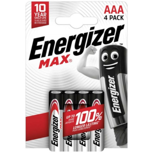 Baterie Energizer MAX AAA 4 sztuki do transmitera