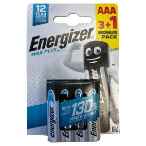 Baterie Energizer MAX PLUS AAA 4 sztuki