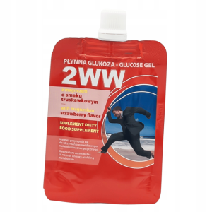 Płynna glukoza 2WW o smaku truskawkowym - 24 ml