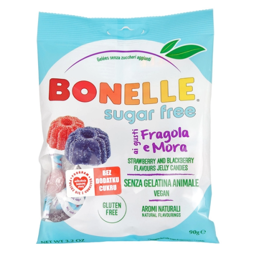 Bonelle żelki bez cukru o smaku jeżyny i truskawki