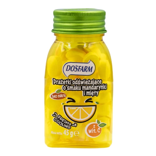 DOSFARM-drazetki-odswiezajace-bez-cukru-mandarynka-i-mieta-z-witamina-C-45-g.png