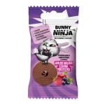 BUNNY NINJA FRUIT ROLLS Przekąska o smaku jabłko-malina-czarna porzeczka bez dodatku cukru 15g