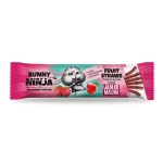 BUNNY NINJA FRUIT STRAWS Przekąska owocowa w kształcie pałeczek o smaku jabłko-malina bez dodatku cukru 16g