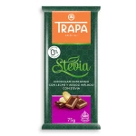 Czekolada mleczna Crunchy ze stewią bez dodatku cukru75g TRAPA