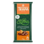 Czekolada mleczna z migdałami ze stewią bez dodatku cukru75g TRAPA