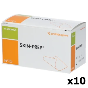 SKIN-PREP chusteczki do ochrony skóry, pod przylepiec - 10 szt.