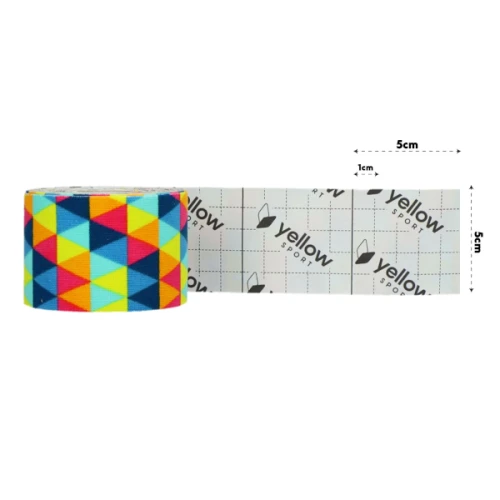 yellowSPORT-yellowTAPE-Tasma-do-kinesiotapingu-5cm-x-5m-Teczowe-trojkaty-rozwinieta-rolka.png