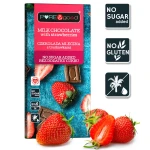 Czekolada mleczna z truskawkami bez dodatku cukru i bez glutenu 75 g PURE&good